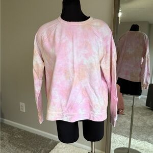 Tie-Dye Pink Women's Sweater